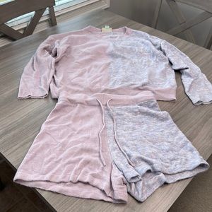 Saturday Sunday Anthropologie Sleep Lounge Set Comfy Warm